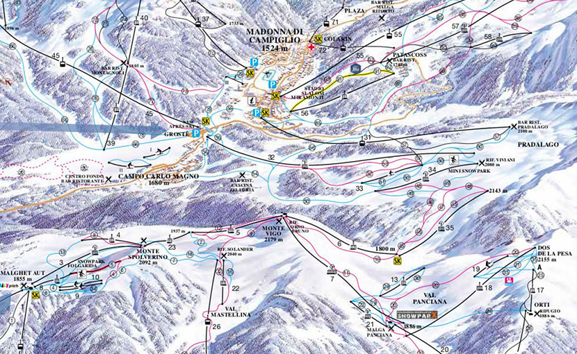 Skiarea Campiglio