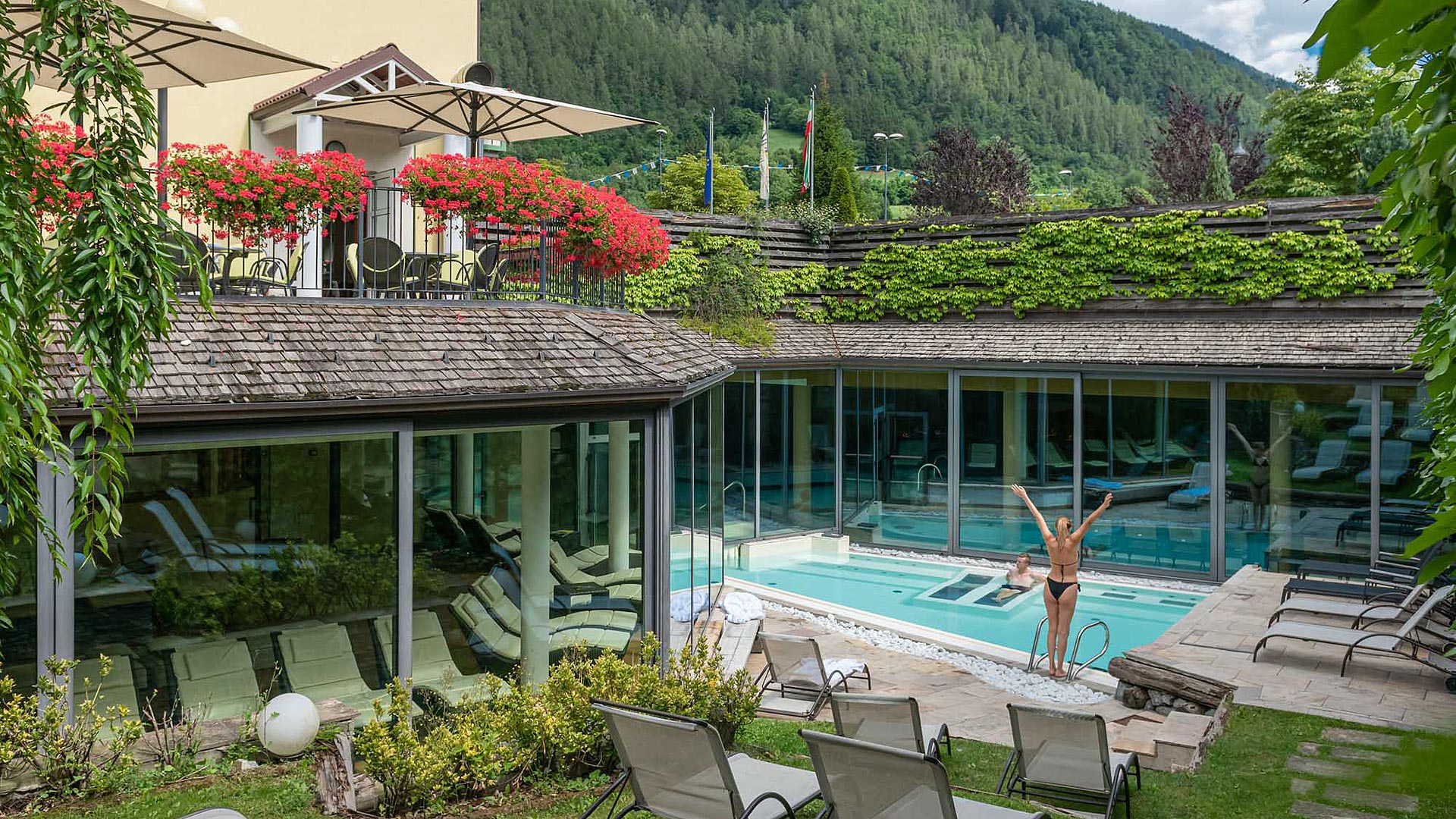 L'AlpHoliday è anche un hotel con centro benessere in Val di Sole, il posto ideale per il vostro benessere psicofisico.